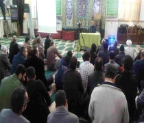 سخنرانی در جمع اهالی  منطقه توس ( مسجد امام علی ع )